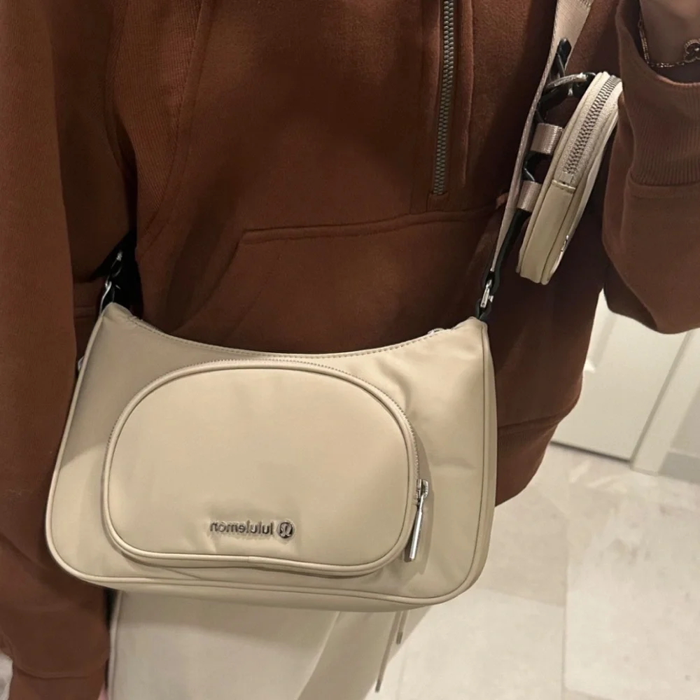 NWOT Lululemon Crossbody with Nano Pouch in Trench!! - Picture 3 of 4